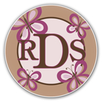 Name Doodles - Personalized Melamine Plates (Thea Bold) (114C-P19)